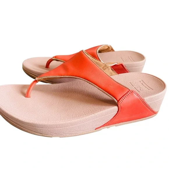 FITFLOP Lulu Pop Toe Post Sandal Emberglow - Picture 3 of 7